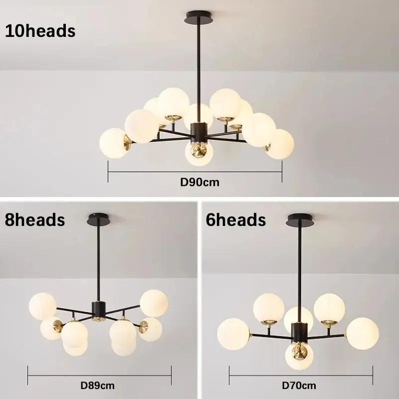 Nordic LED Chandelier Modern Ceiling Lamp - Image 6
