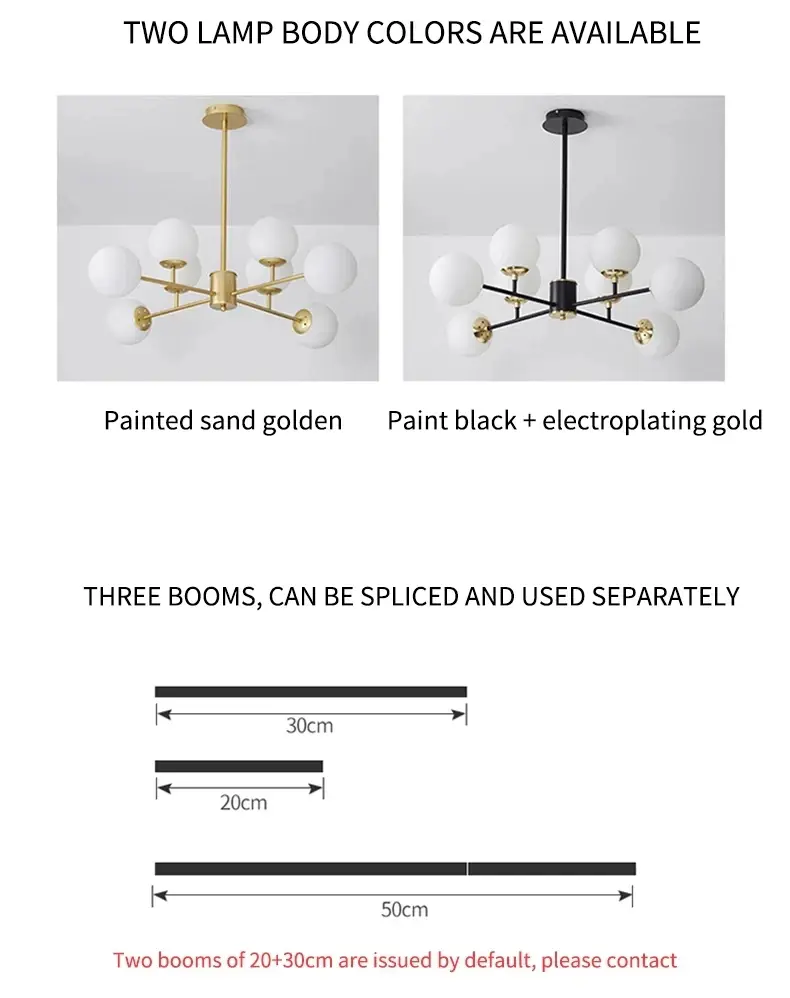 Nordic LED Chandelier Modern Ceiling Lamp - Image 5