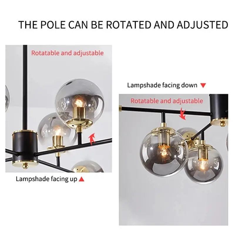 Nordic LED Chandelier Modern Ceiling Lamp - Image 3