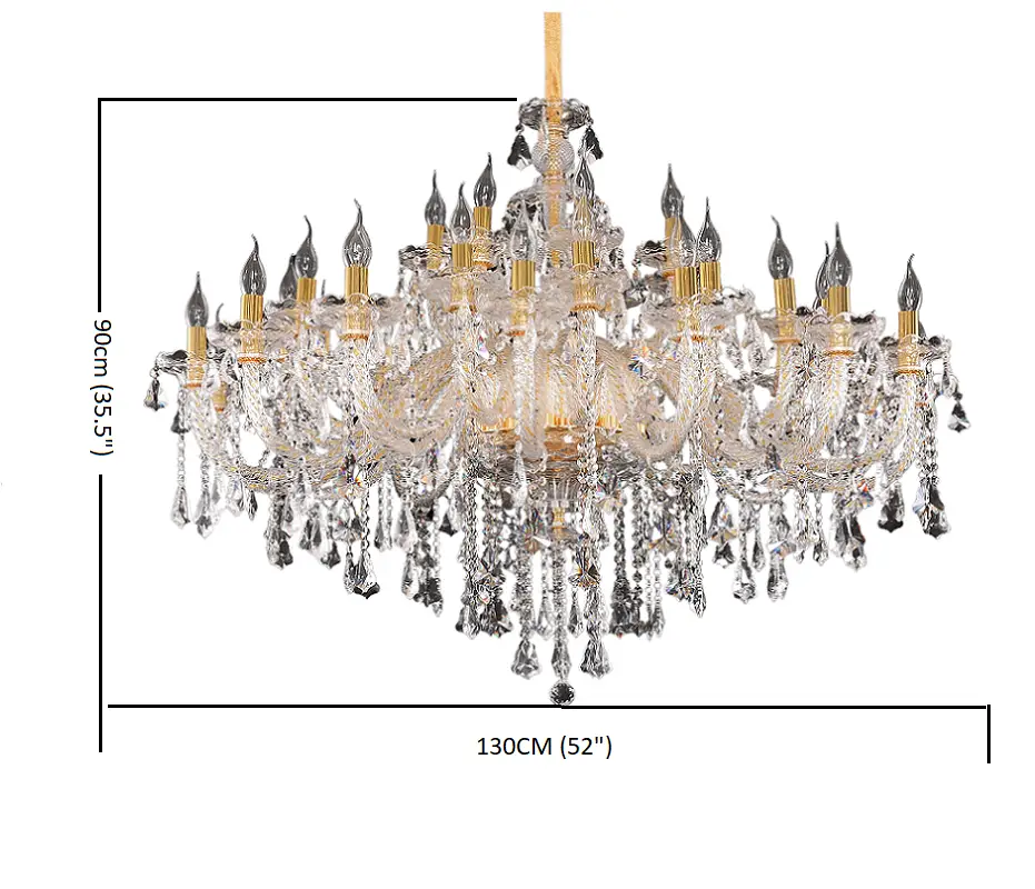 Affordable Large Crystal Chandelier 40 Lights - Image 2