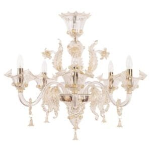 Murano Chandelier Glass Lamp Modern Home Decorations Glass Chandelier