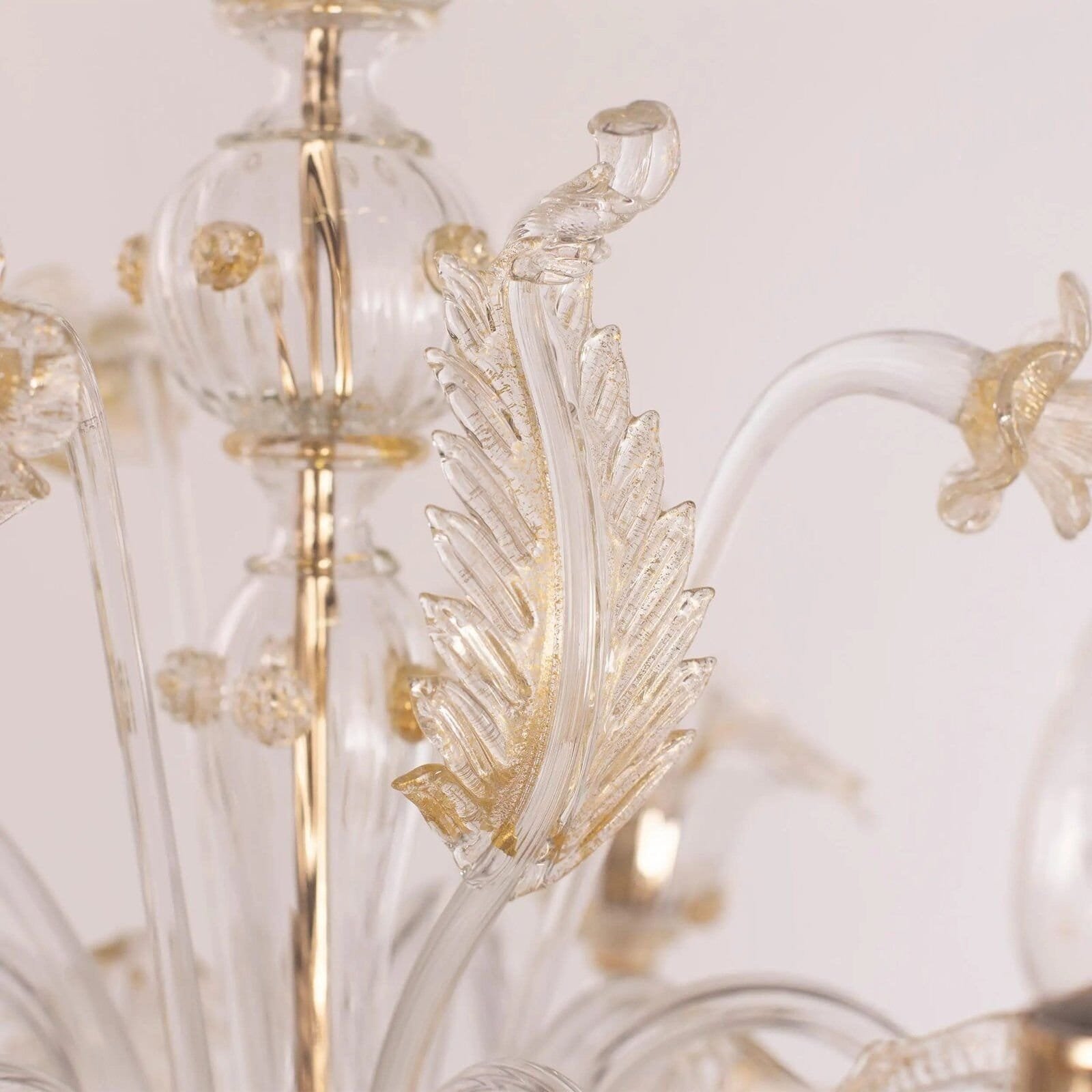 Murano Chandelier Glass Lamp Modern Home Decorations Glass Chandelier - Image 2
