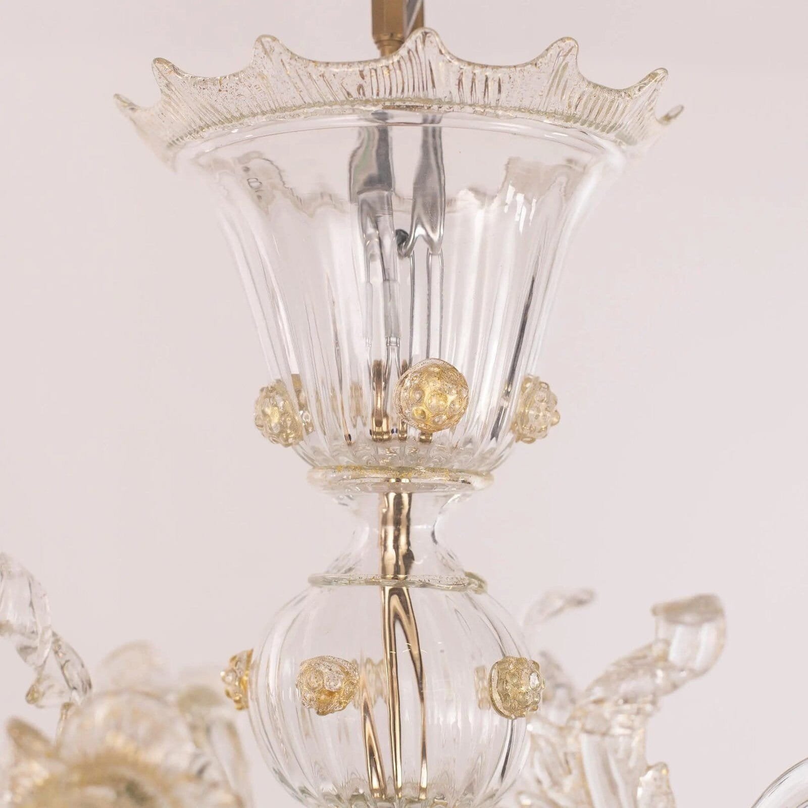 Murano Chandelier Glass Lamp Modern Home Decorations Glass Chandelier - Image 3