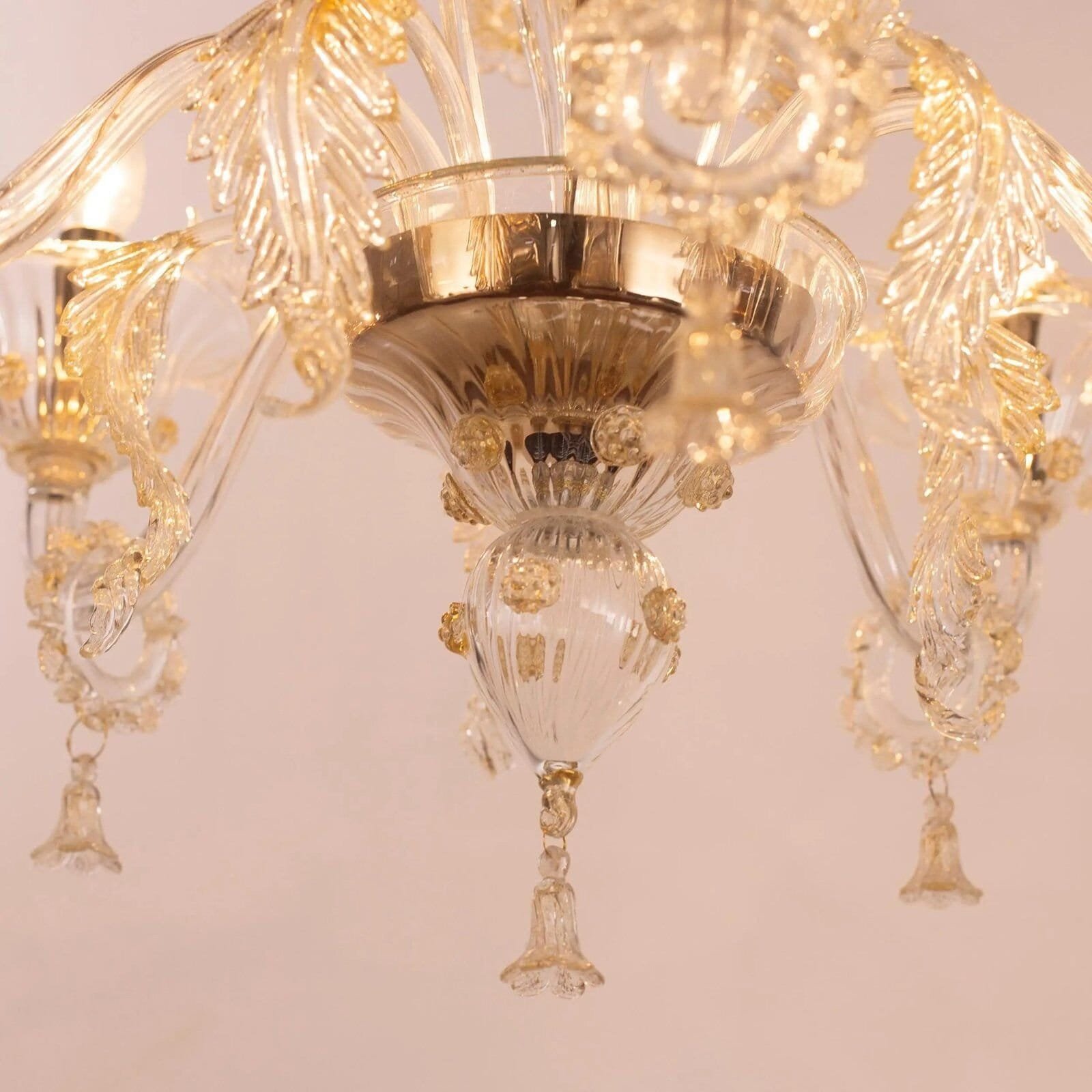 Murano Chandelier Glass Lamp Modern Home Decorations Glass Chandelier - Image 6
