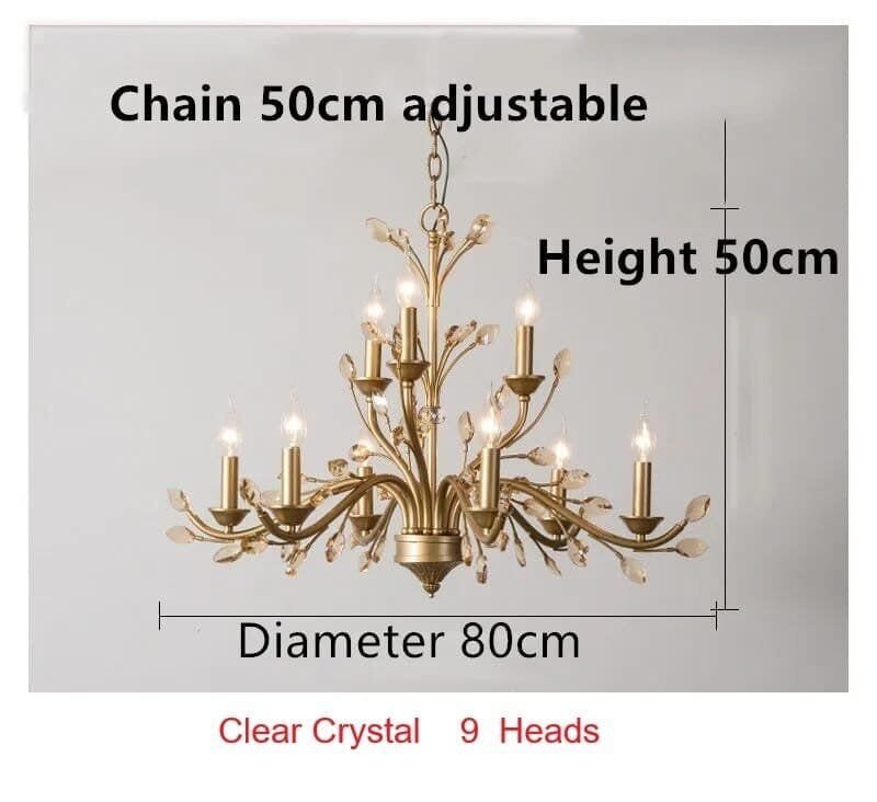 Clear Crystal 9Heads