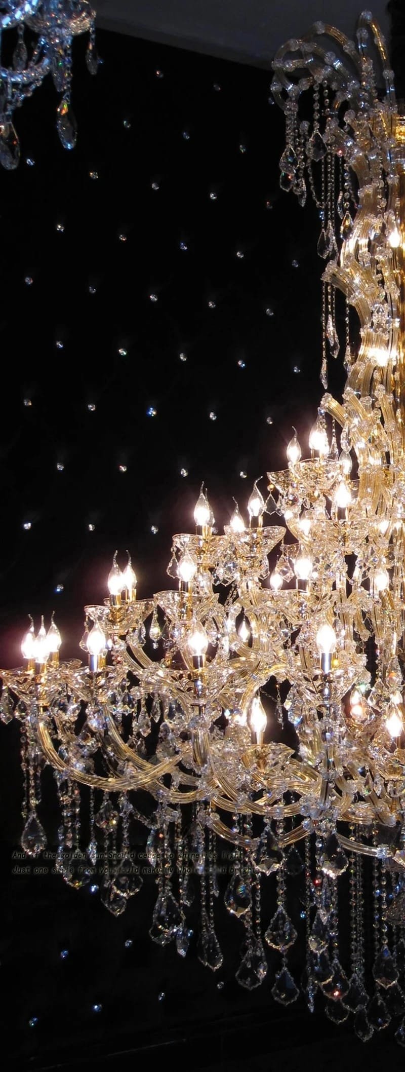 Hotel Extra Large Crystal Chandelier Modern Lamp Luxury