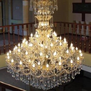 Hotel Extra Large Crystal Chandelier Modern Lamp Luxury