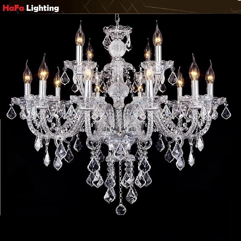 Modern Crystal Chandelier Lighting For Dining Room Living Room