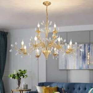 French chandelier living room light creative
