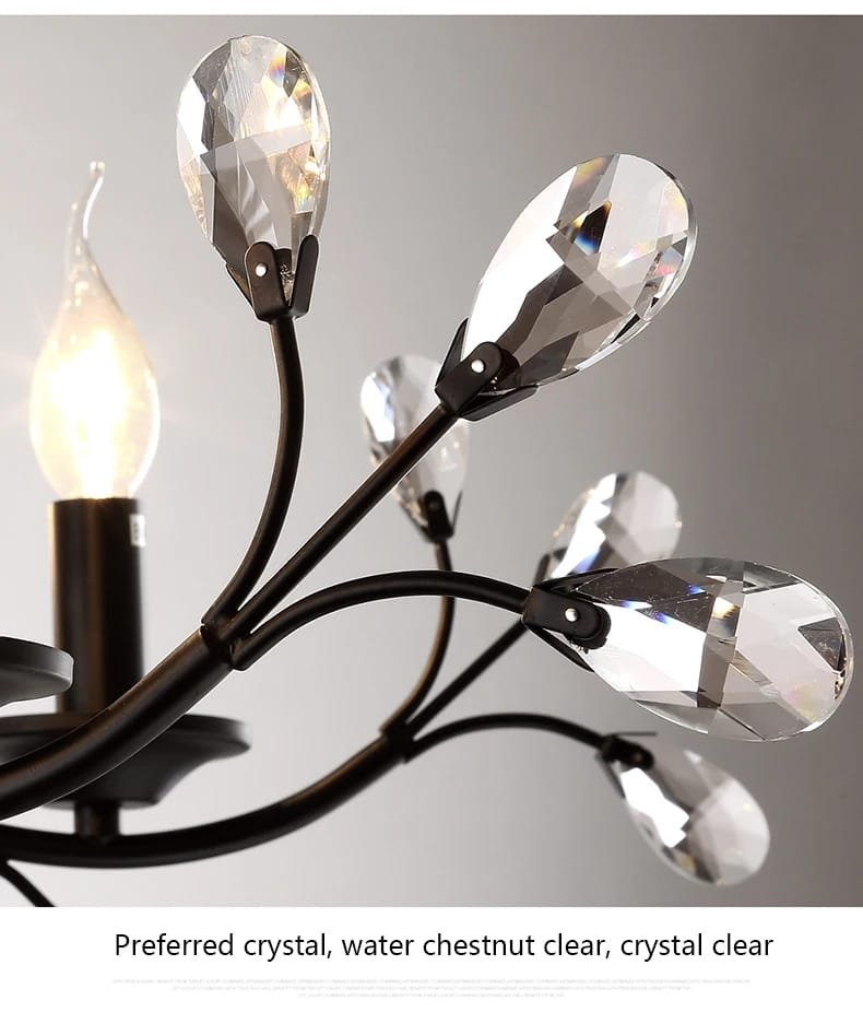 French chandelier living room light creative