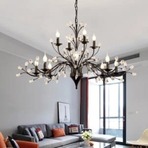 French chandelier living room light creative