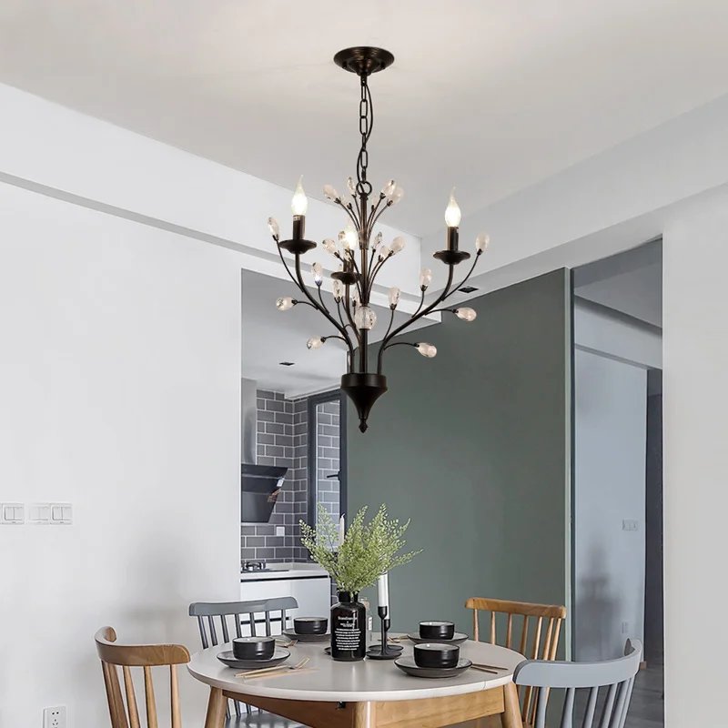 French chandelier living room light creative