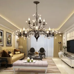 French chandelier living room light creative