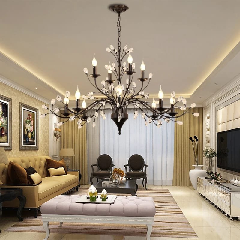 French chandelier living room light creative
