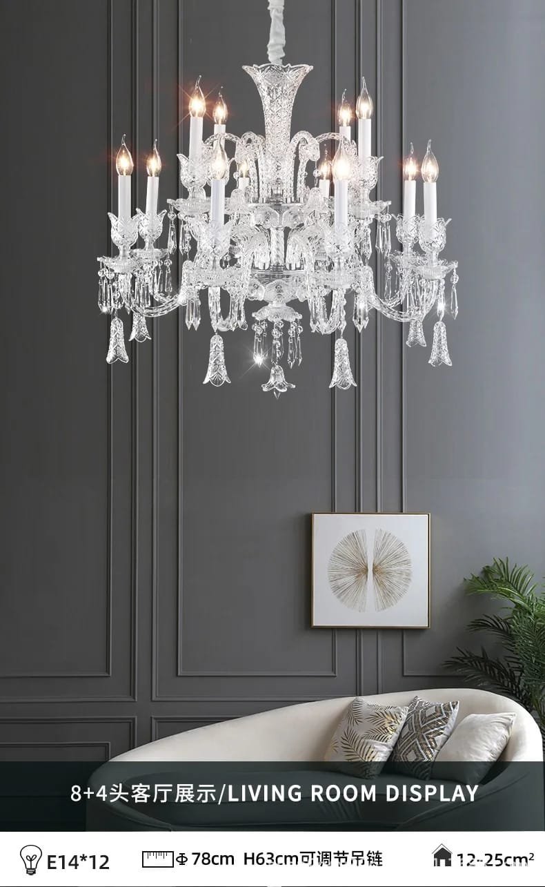 Royal Crystal Chandelier Lighting Top Grade