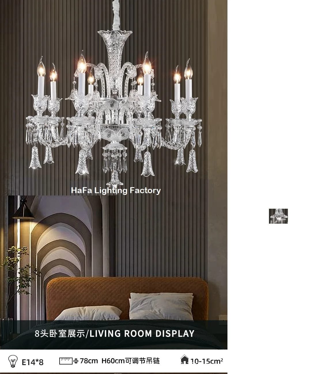 Royal Crystal Chandelier Lighting Top Grade