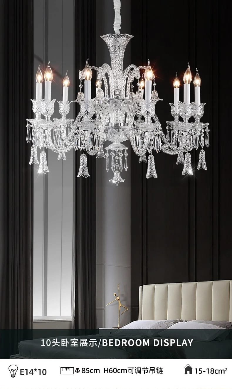 Royal Crystal Chandelier Lighting Top Grade
