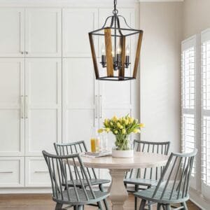 Vintage Farmhouse Lantern Pendant Lights For Kitchen Island