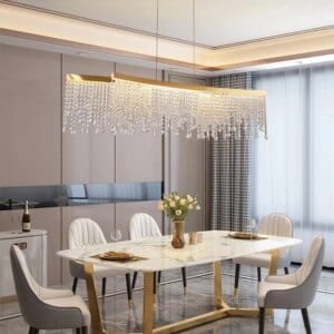 Crystal Hanging Chandelier Living Room Luxury