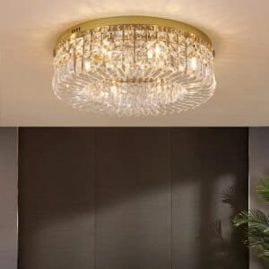 Modern Crystal Ceiling Light Lamps For Living room