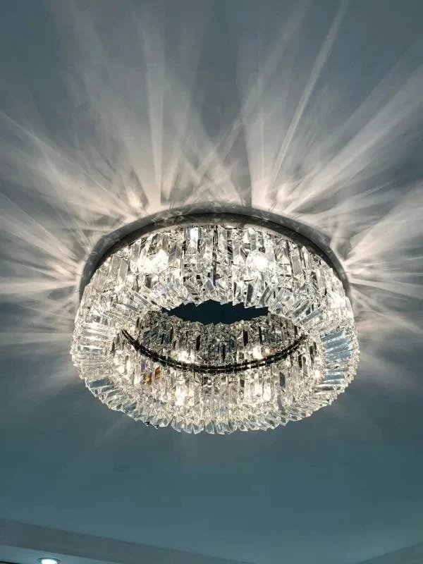Modern Crystal Ceiling Light Lamps For Living room