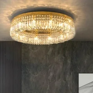 Modern Crystal Ceiling Light Lamps For Living room