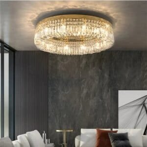 Modern Crystal Ceiling Light Lamps For Living room