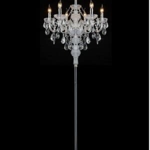Crystal Chandelier Floor Lamp Modern