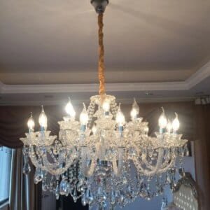 Modern Crystal Chandelier Lighting Fixture for Living Room