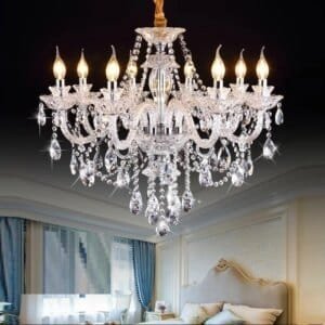 Modern Crystal Chandelier Lighting Fixture for Living Room