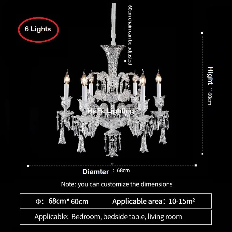 6 Arm chandelier