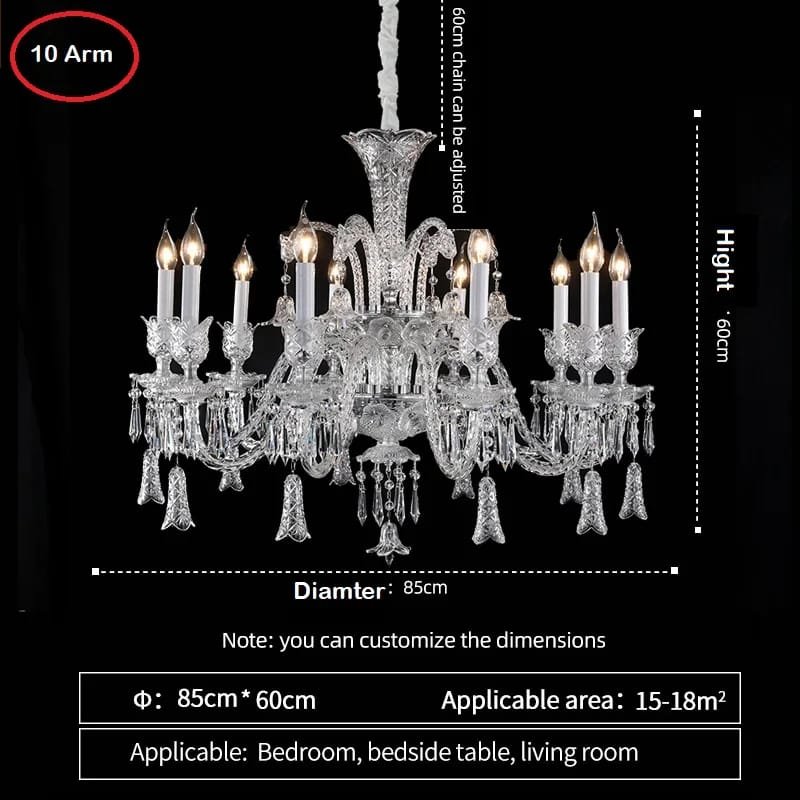 10 Arm chandelier