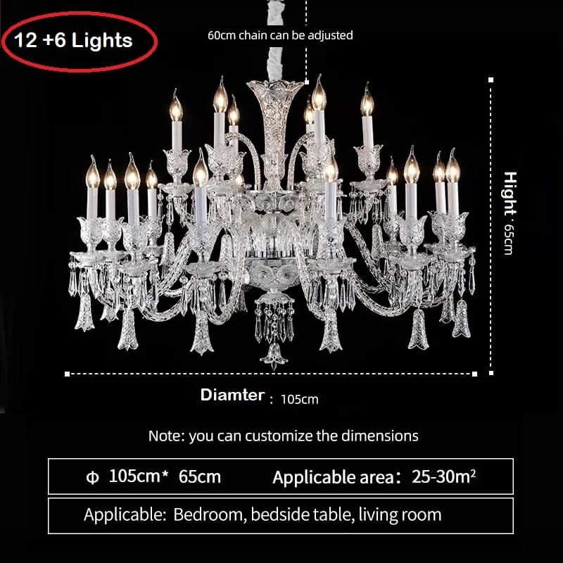 18 Arm chandelier