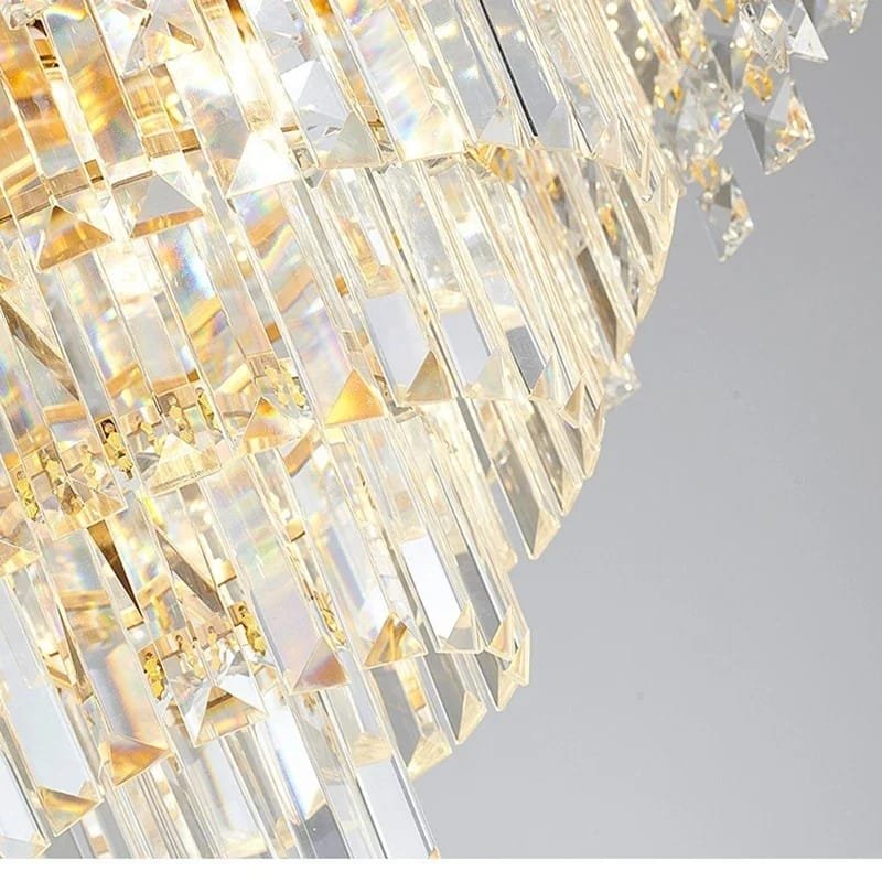 High Ceiling Stairwell Crystal Chandelier Modern Lighting