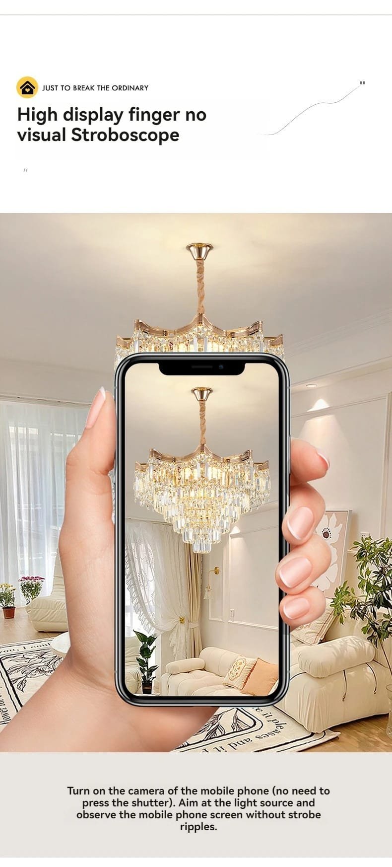 High Ceiling Stairwell Crystal Chandelier Modern Lighting