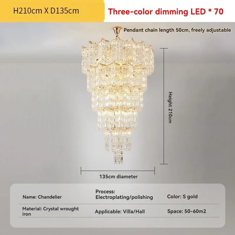 H210 x D135 CM