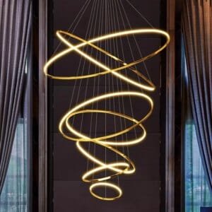 Modern LED Ring Pendant Lights hanging chandelier lamps