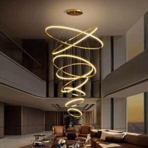 Modern LED Ring Pendant Lights hanging chandelier lamps