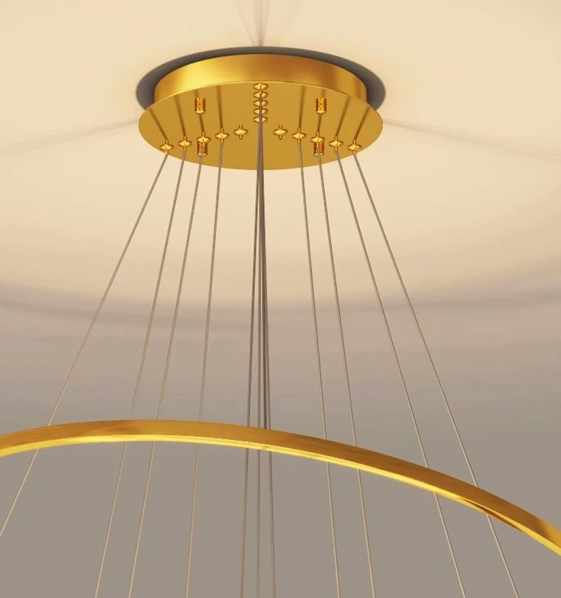 Modern LED Ring Pendant Lights hanging chandelier lamps