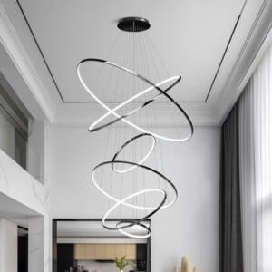 Modern LED Ring Pendant Lights hanging chandelier lamps
