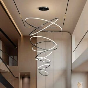 Modern LED Ring Pendant Lights hanging chandelier lamps