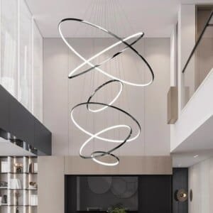 Modern LED Ring Pendant Lights hanging chandelier lamps