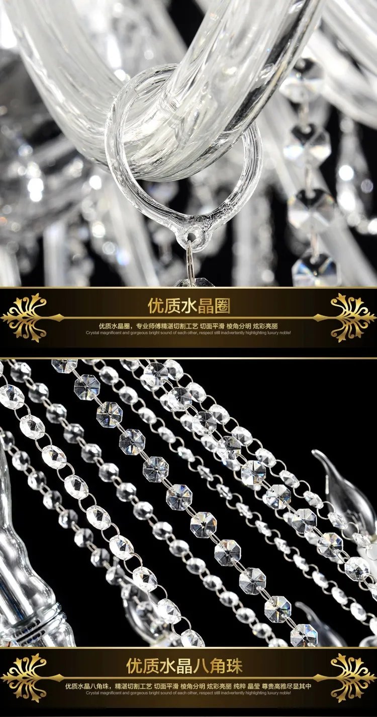 Extra Large Crystal Chandelier Lighting Foyer Lights