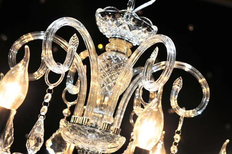 Long Stair Chandelier Crystal Lighting