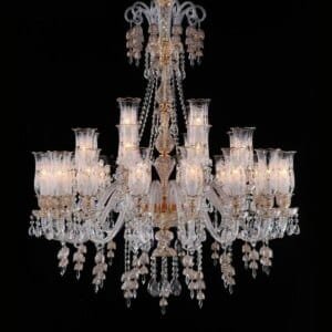 Vintage Crystal Lamp Modern Family Set Chandeliers Living Room Value