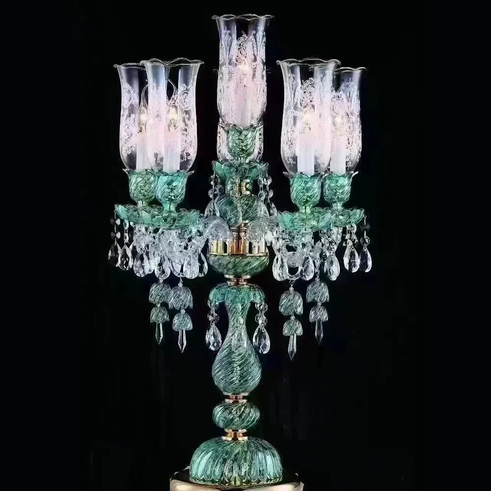 Vintage Crystal Lamp Modern Family Set Chandeliers Living Room Value